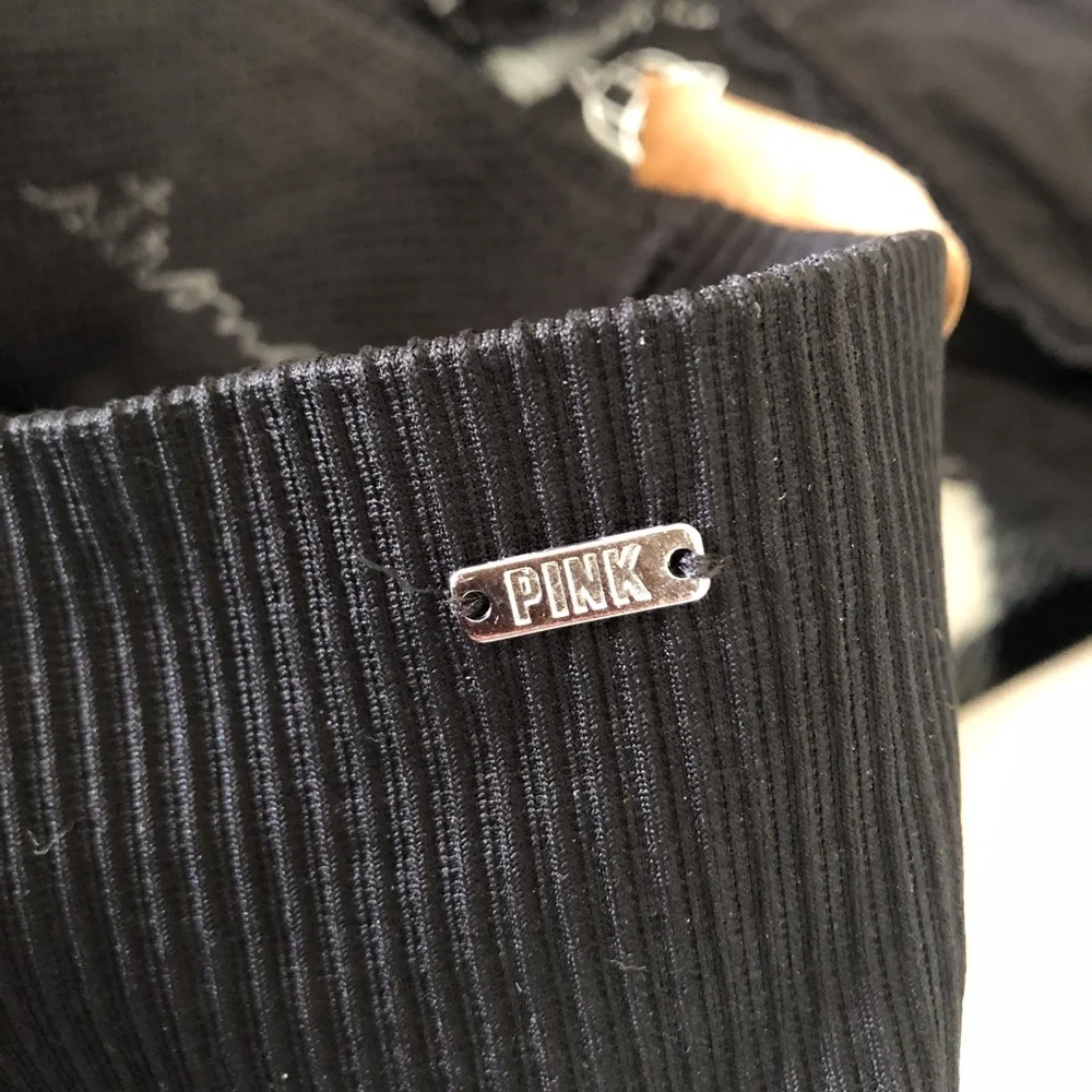 PINK Seamless Rib Bike Shorts NWT - Picture 11 of 12